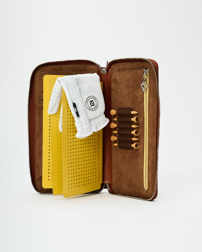 ITL Leather Glove Wallet - Cognac