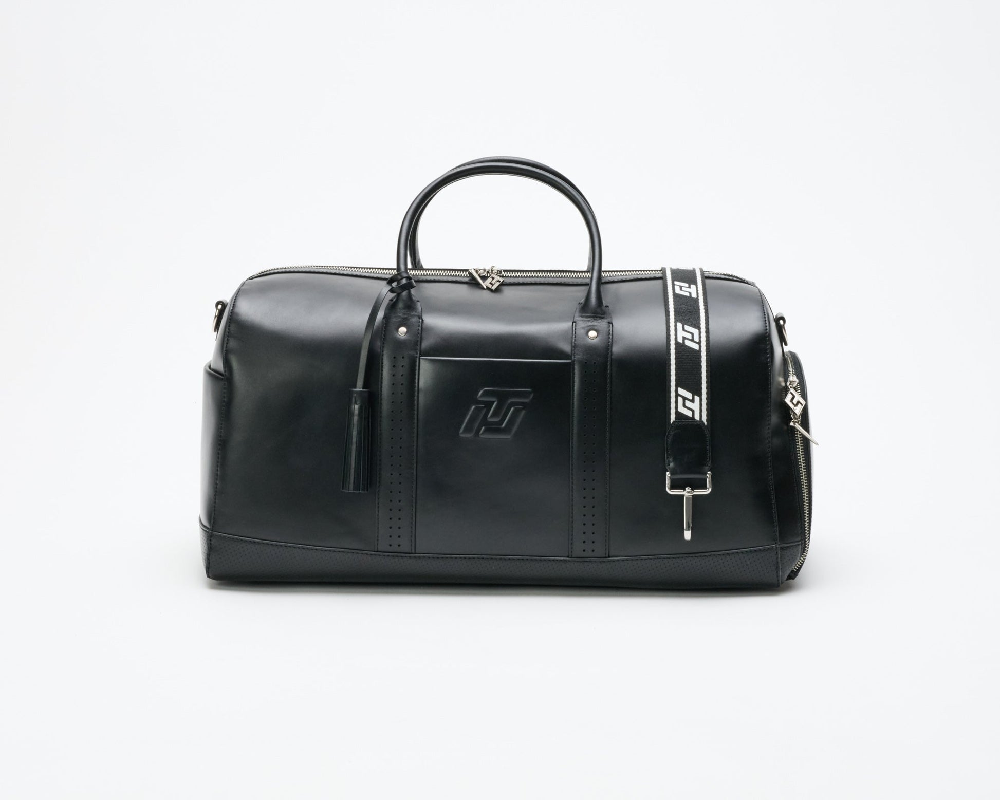 ITL Leather Monarch Duffle - Black