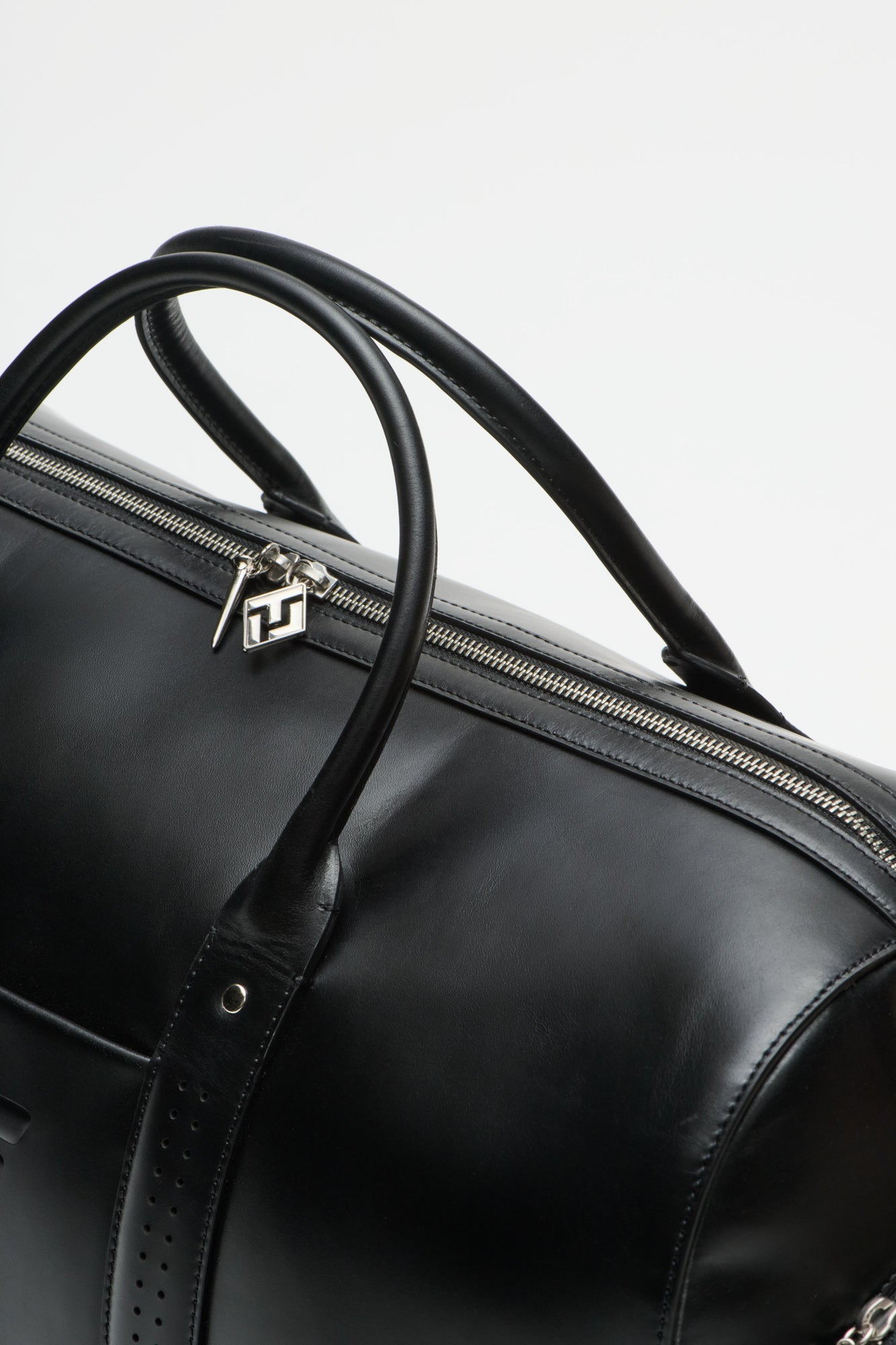 ITL Leather Monarch Duffle - Black