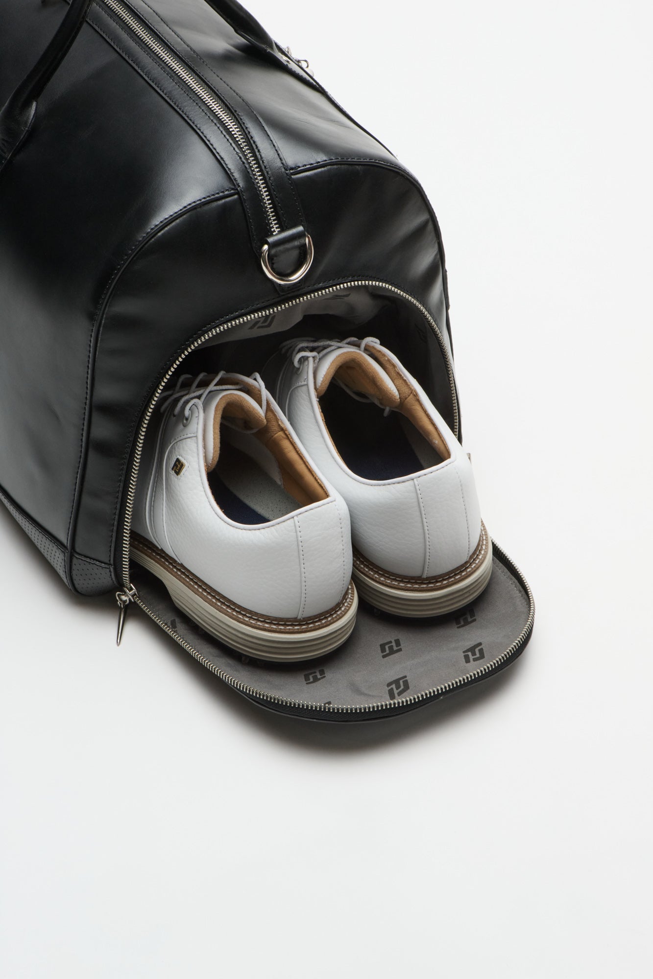 ITL Leather Monarch Duffle - Black