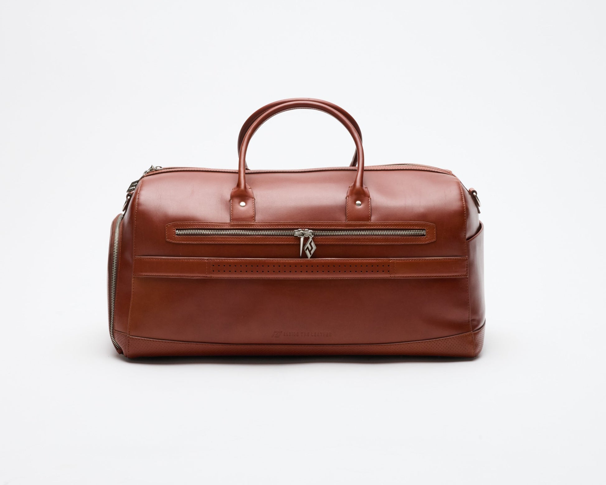 ITL Leather Monarch Duffle - Cognac
