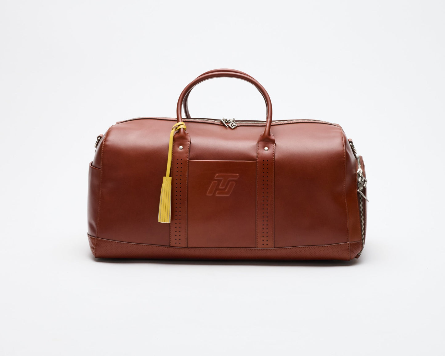 ITL Leather Monarch Duffle - Cognac