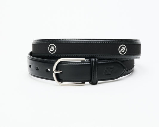 Men's ITL Leather Tournament Belt - Black