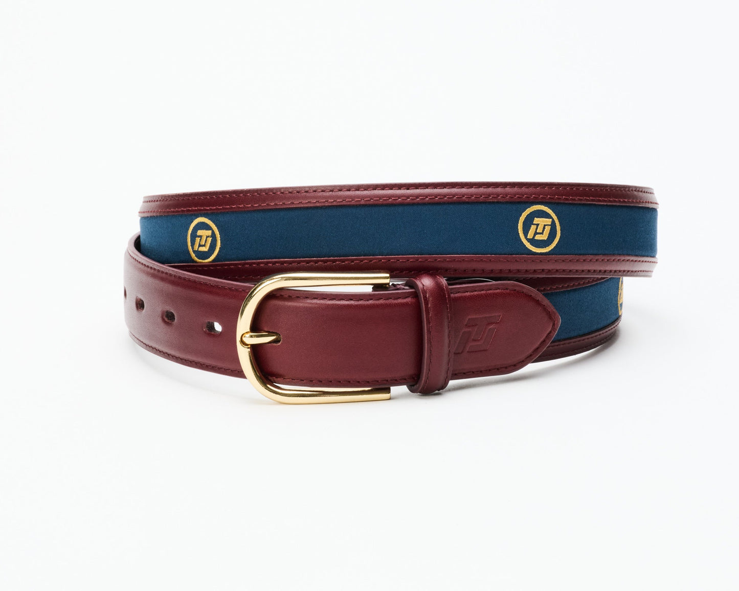 Men's ITL Leather Tournament Belt - Chocolate
