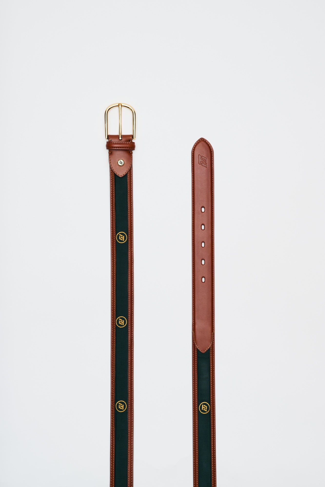 Men's ITL Leather Tournament Belt - Cognac