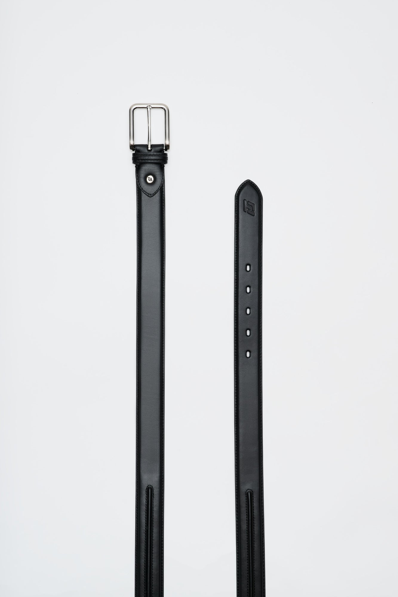 Men's ITL Leather Trapunto Belt - Midnight Navy