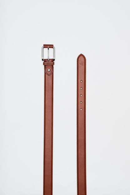 Men's ITL Leather Volt Belt - Cognac