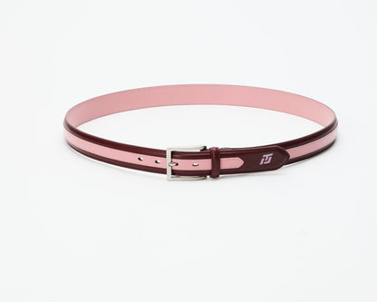 Men's ITL Leather Woods Belt - Chocolate / Dusty Rose