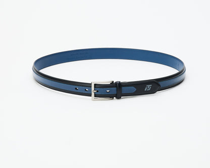 Men's ITL Leather Woods Belt - Navy / Denim Blue