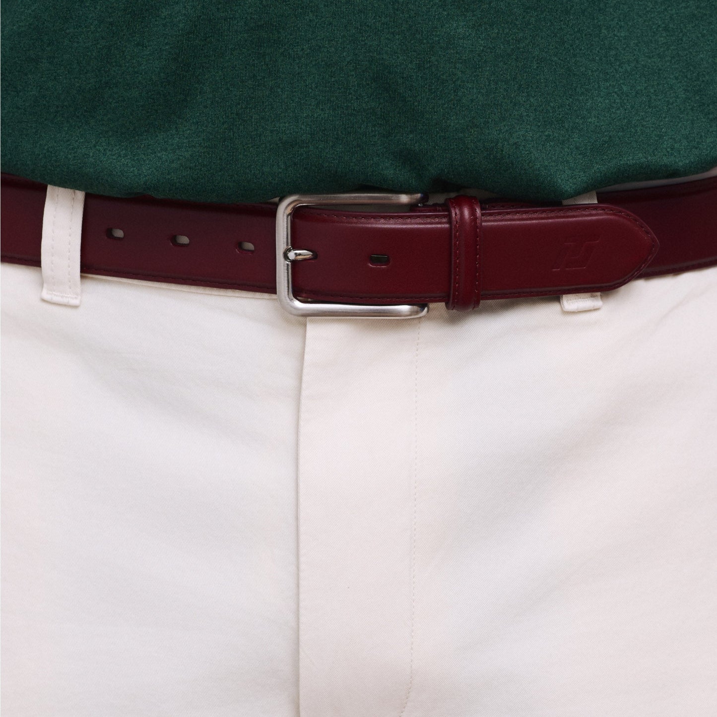 Men's ITL Leather Trapunto Belt - Inside the Leather Golf Gloves
